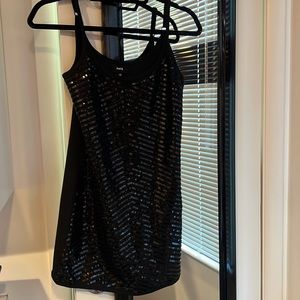 Sequin tank dress